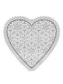 Valentijn hart kleurplaat 8